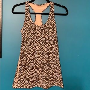 Lululemon Leopard Racerback Tank